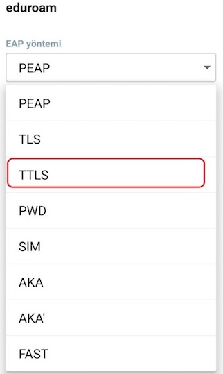 Android EAP-TTLS