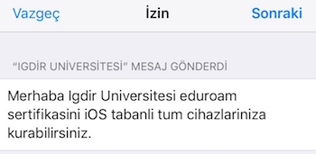 iOS Ayarlar3