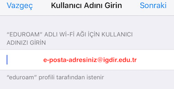 iOS Ayarlar 4b