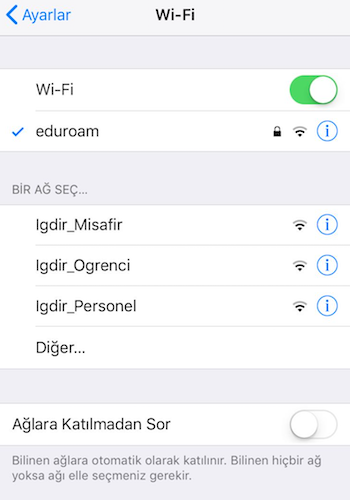 iOS Ayarlar8